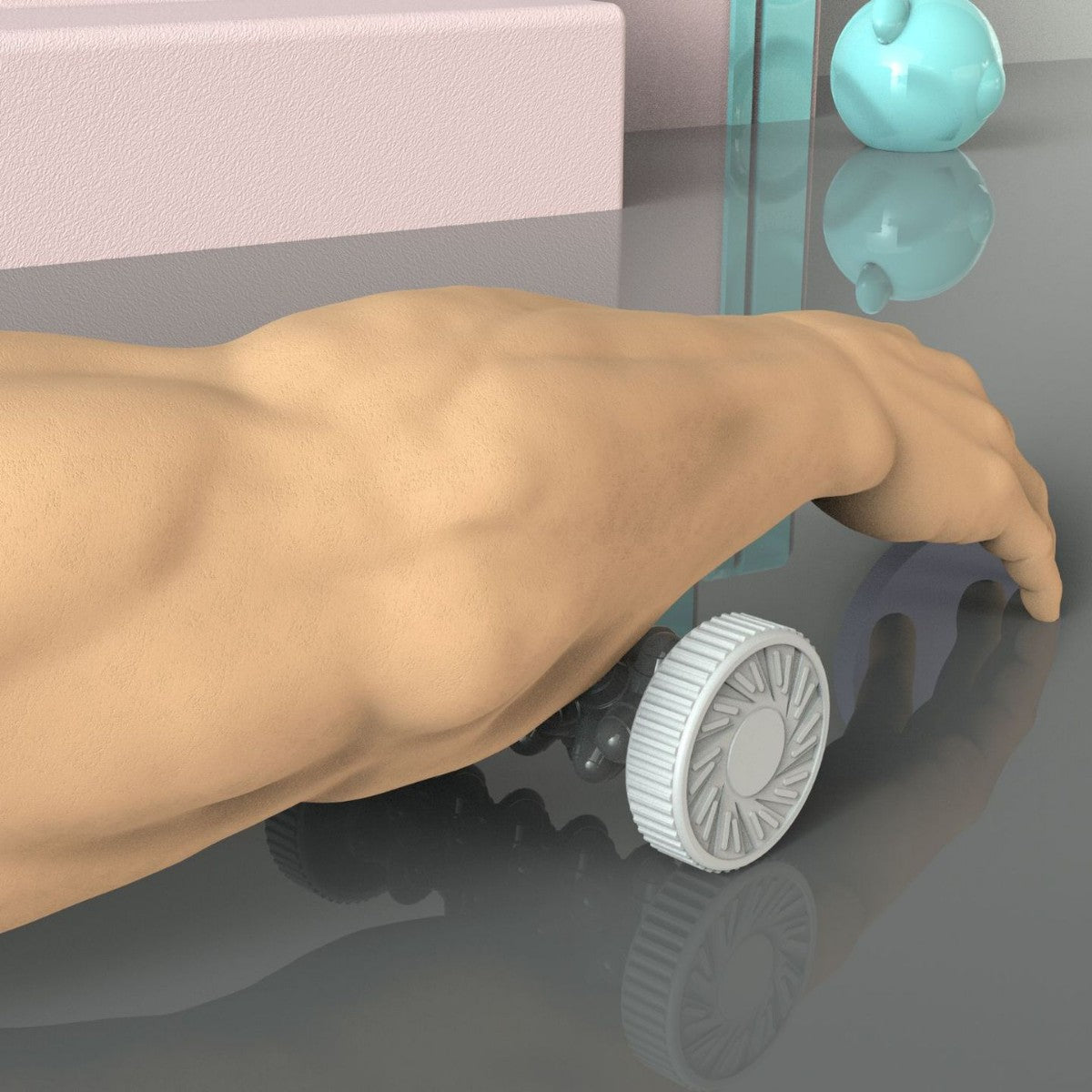 New fashion hand and foot massage roller foot massage wheel yoga meridian muscle relaxation massage roller manufacturers - image 3