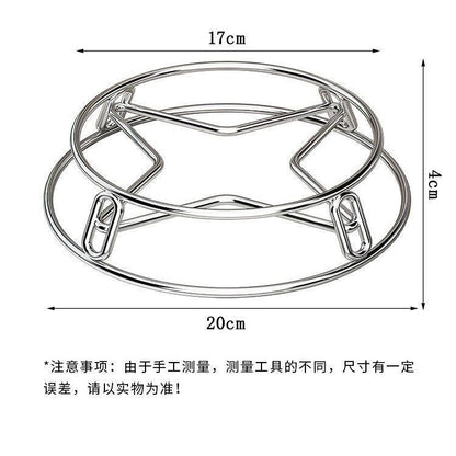 Extra Thick Reinforced Kitchen Anti-Scalding Heat-Insulating Pot Rack, Stainless Steel Rack for Storing Pots and Pans - image 3
