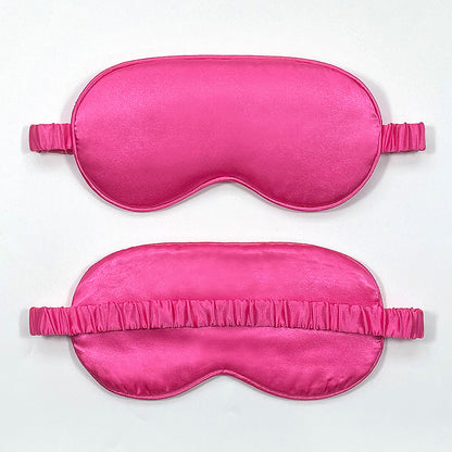 Spot Wholesale Satin Eye Mask Sleep Shading Student Breathable Elastic Aviation Travel Eye Mask - image 3
