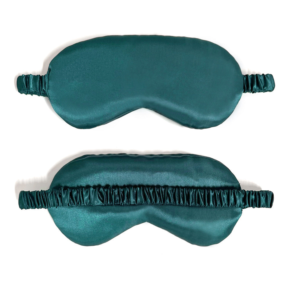 Spot Wholesale Satin Eye Mask Sleep Shading Student Breathable Elastic Aviation Travel Eye Mask - image 4