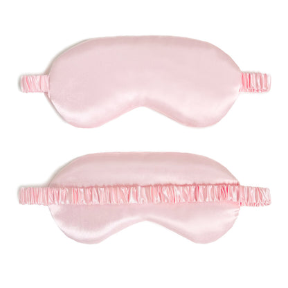 Spot Wholesale Satin Eye Mask Sleep Shading Student Breathable Elastic Aviation Travel Eye Mask - image 5