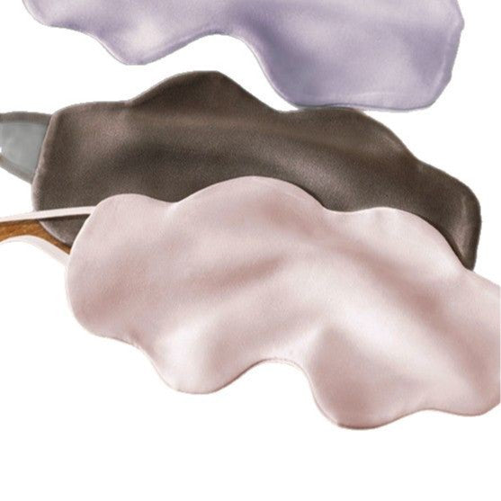 Silk Eye Mask for Sleep, Light-Blocking Eye Mask, 100% Mulberry Silk Sleep Light-Blocking Eye Mask, Ear-Hanging Cloud-Shaped Eye Mask - image 5