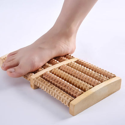 Wooden Household Foot Massager Roller Foot Foot Acupoint Wooden Foot Leg Ball Massage Household - image 4