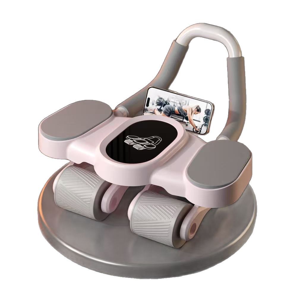 Abdominal wheel automatic rebound abdominal muscle wheel men's and women's vest line trainer new four-wheel abdominal roll fitness roller abdominal - image 5