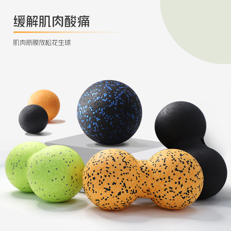 Fascia Ball High Hardness Peanut Ball Muscle Cervical Spine Back Massage Relaxation Yoga Foot Massage Ball Foam Shaft - image 4