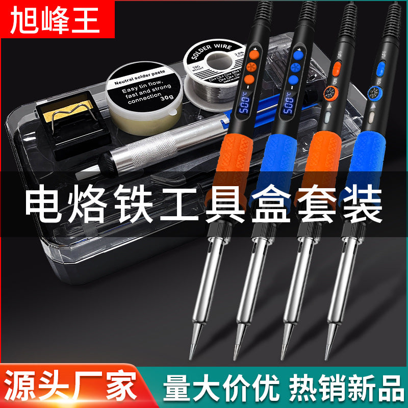 New 909A/B electric soldering iron suit internal heating adjustable temperature electronic soldering repair tool soldering iron installed cross-border - image 1