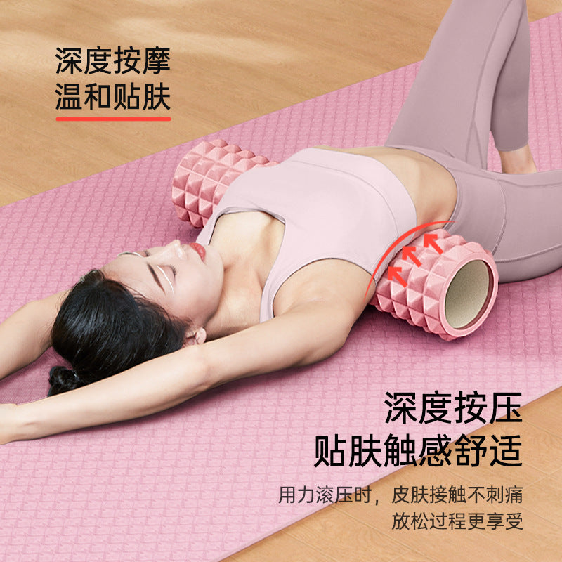 Foam Roller Solid Eva Yoga Column Massage Stick Muscle Relaxation Roller Slimming Leg Massage Roller Hollow Wholesale - image 4