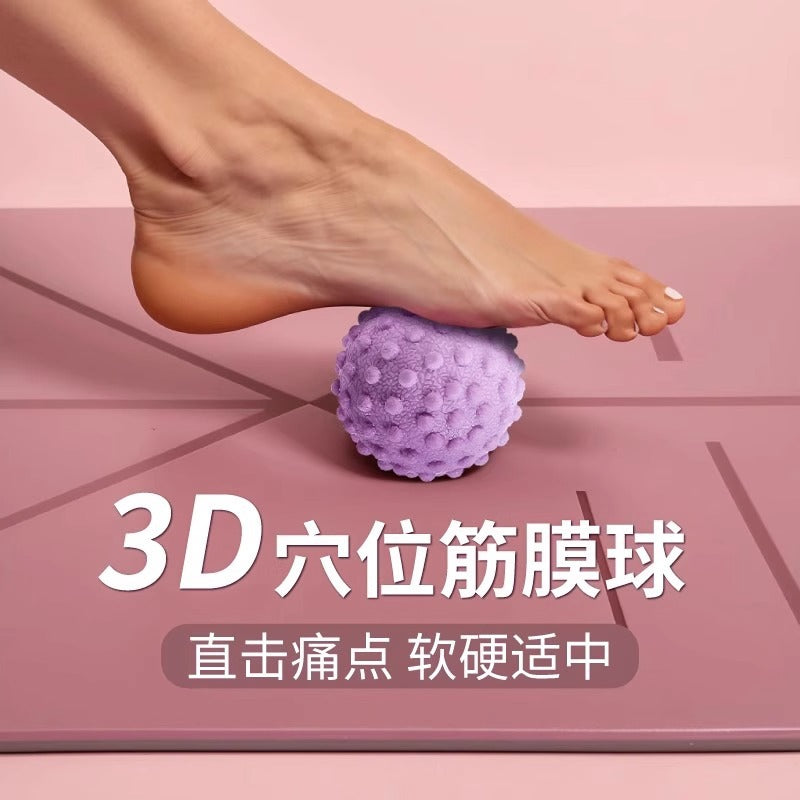 Fascia Ball, Foot Massage Ball, Waist and Back Muscle Relaxation Yoga, Shoulder, Neck and Leg Membrane Fitness Peanut Arch Foot Ball - image 1