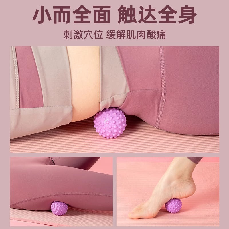 Fascia Ball, Foot Massage Ball, Waist and Back Muscle Relaxation Yoga, Shoulder, Neck and Leg Membrane Fitness Peanut Arch Foot Ball - image 4