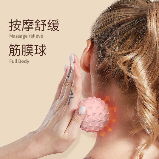 Fascia Ball Foot Massage Ball Waist Back Muscle Relaxation Yoga Fitness Peanut Arch Foot Ball Waist Solid - image 1