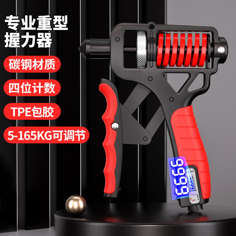 Grip Strength Device with Electronic Counting, Adjustable Professional Carbon Steel Arm Muscle Training Wrist Strength for Men's Fitness and Bodybuilding - image 1