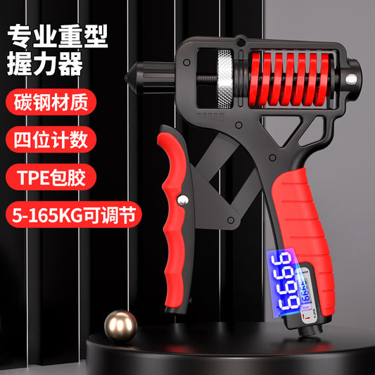 Grip Strength Device with Electronic Counting, Adjustable Professional Carbon Steel Arm Muscle Training Wrist Strength for Men's Fitness and Bodybuilding - image 1