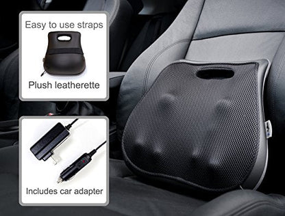 ZMA24BK Shiatsu Lumbar Support Cushion Massager with Heat