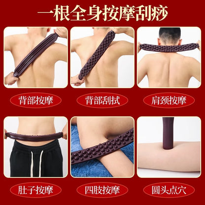 Double-Row Massage and Scraping Stick for Full-Body Meridian Clearing, Abdominal Kneading, and Leg and Back Scraping Tool - image 4