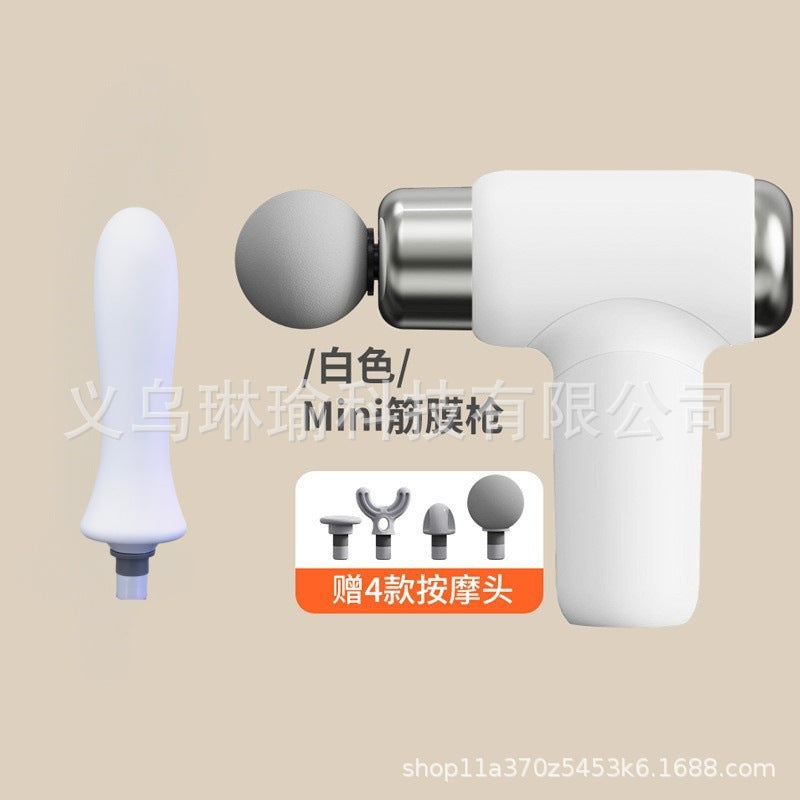 Mini Fascia Gun Modified Head Multifunctional Muscle Massager Fascia Gun Impact Massager Neck Membrane New Model L1 - image 2