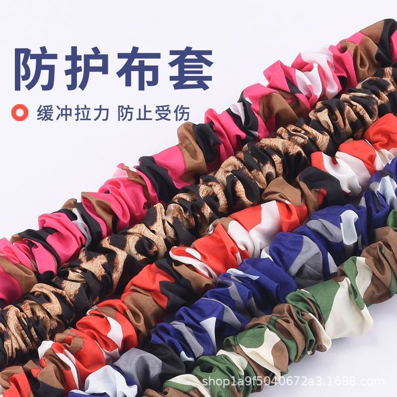 Tension Rope Chest Expansion Tensioner Home Chest Muscle Training Elastic Band Foot Pedal Three-Hole Tension Band Men's Fitness Training Push-Up - image 3