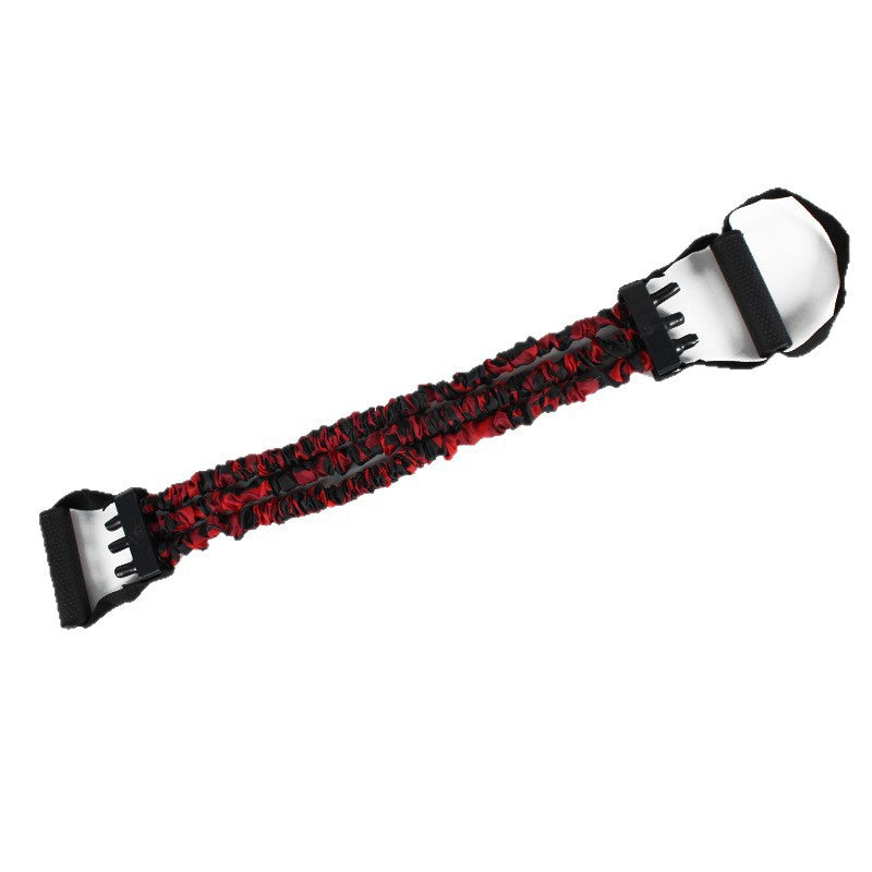Tension Rope Chest Expansion Tensioner Home Chest Muscle Training Elastic Band Foot Pedal Three-Hole Tension Band Men's Fitness Training Push-Up - image 5