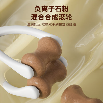 Upgraded Natural Stone Finger Massager for Acupoint Tapping and Slimming Finger Stone Massage Clip Slimming Hand Tool - image 2