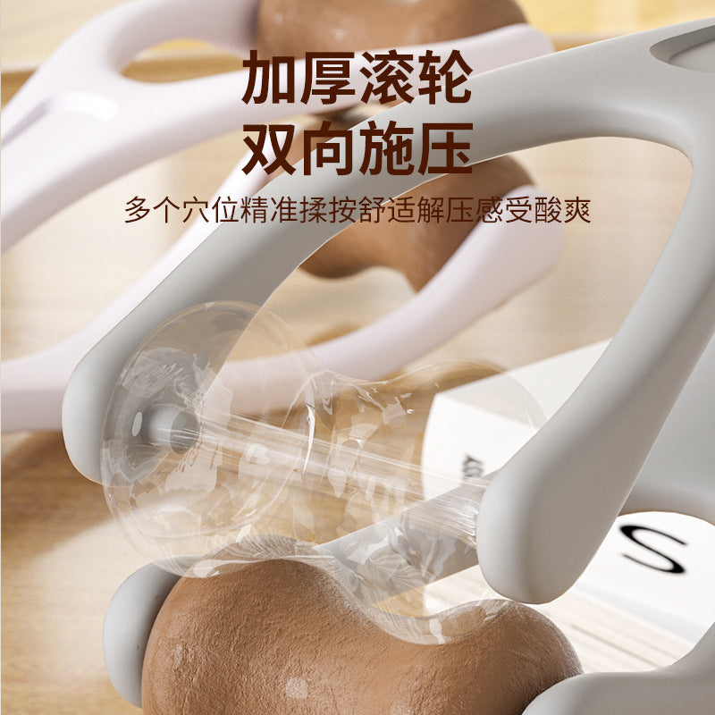 Upgraded Natural Stone Finger Massager for Acupoint Tapping and Slimming Finger Stone Massage Clip Slimming Hand Tool - image 4