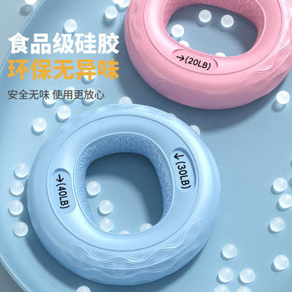 Silicone Grip Strength Device for Men, Grip Ball, Wrist Strength, Arm Muscle Training, Five-Finger Strength Rehabilitation Grip Circle, Hand Strength Training E - image 2