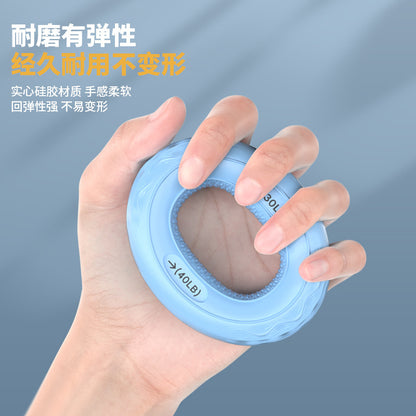 Silicone Grip Strength Device for Men, Grip Ball, Wrist Strength, Arm Muscle Training, Five-Finger Strength Rehabilitation Grip Circle, Hand Strength Training E - image 3