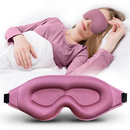 Cross-Border 3D Stereo Blackout Eye Mask, Breathable and Non-Pressing Eye Mask for Sleep, Good Eye Mask for Students and Adults, Lunch Break Eye Mask - image 2