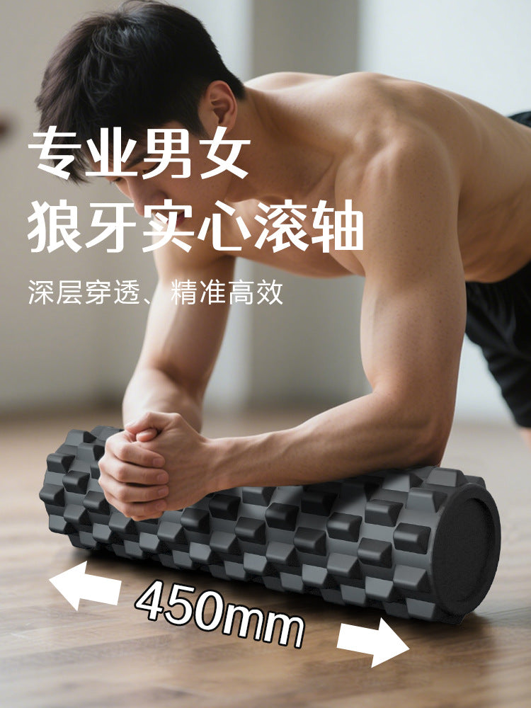 Foam Roller Solid Eva Muscle Relaxation Floating Point Yoga Roller Massage Roller Waist Pressure Professional Back Roller - image 2