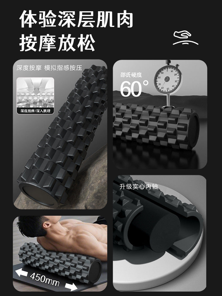 Foam Roller Solid Eva Muscle Relaxation Floating Point Yoga Roller Massage Roller Waist Pressure Professional Back Roller - image 4