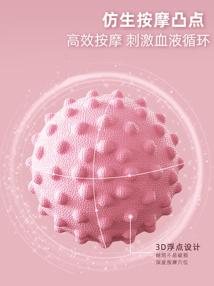 Waist, Back and Neck Stretching Tpr Floating Peanut Ball Fascia Ball Foot Massage Ball Relaxation Yoga Fitness Ball - image 3