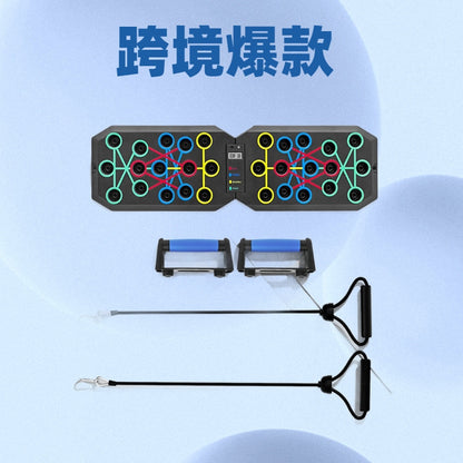 Timing and Counting Multi-Functional Push-Up Board Cross-Border Men's and Women's Chest and Abdominal Muscle Trainer Board Foldable Fitness Equipment - image 4