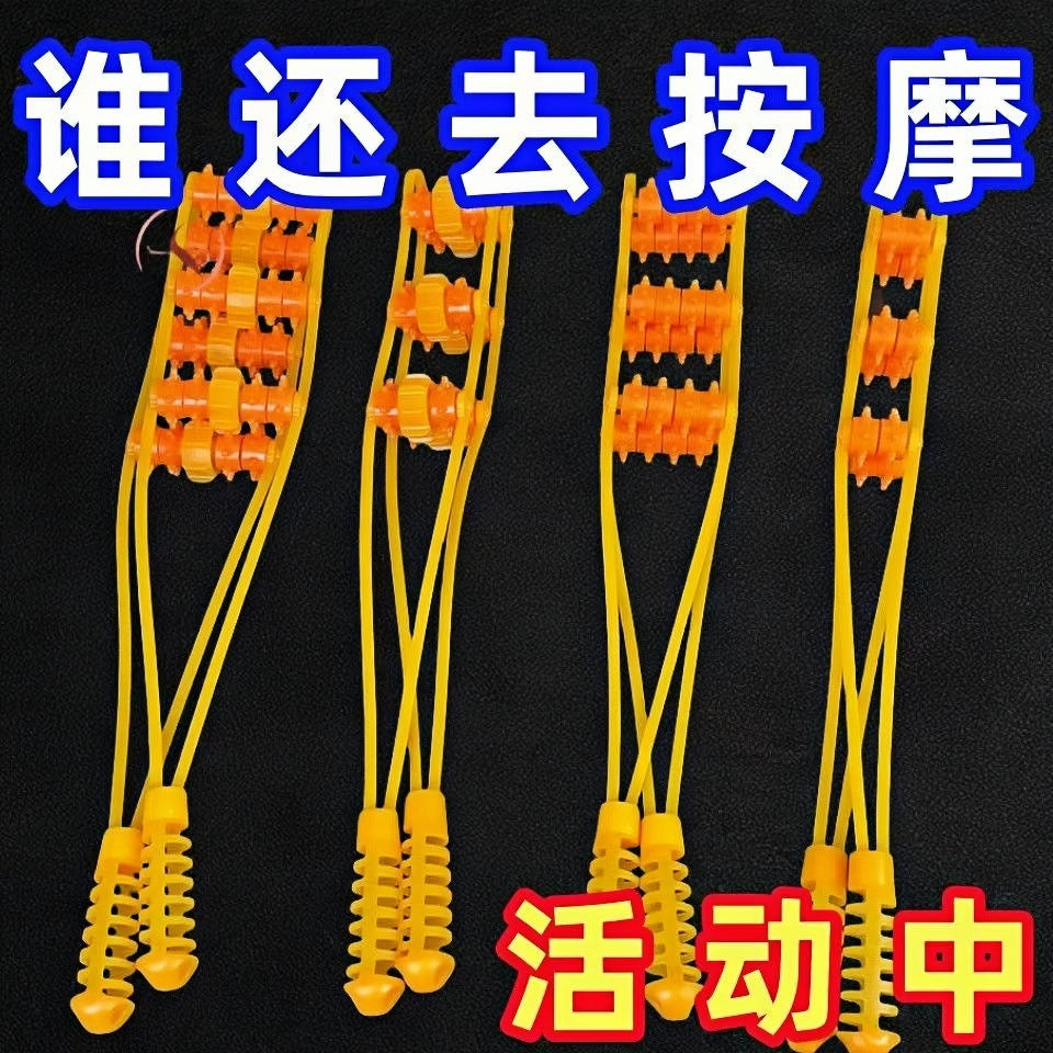Back-Stretching Roller Massage Device for Shoulder and Back Opening, Handheld New Model for Cervical and Lumbar Massage - image 2