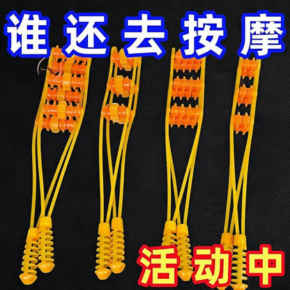 Back-Stretching Roller Massage Device for Shoulder and Back Opening, Handheld New Model for Cervical and Lumbar Massage - image 2