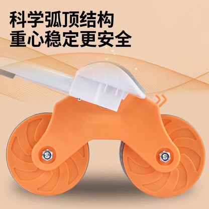 Cross-Border Multifunctional Elbow Support Abdominal Wheel with Automatic Rebound Fitness Equipment Abdominal Muscle Wheel for Home Use Abdominal Exercise Device - image 3