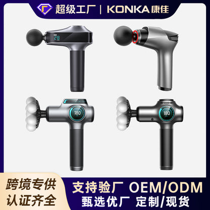Konka Fascial Gun A8 Model 99-Speed Deep Tissue Massage Fitness Muscle Relaxation Massager Rechargeable Professional Massage Gun - image 1