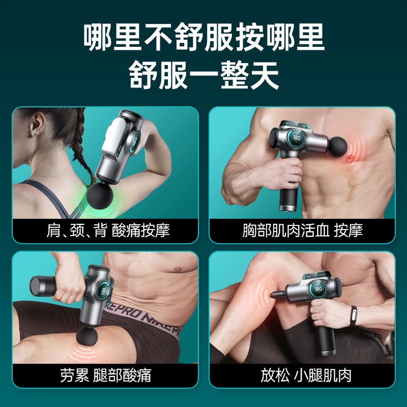 Konka Fascial Gun A8 Model 99-Speed Deep Tissue Massage Fitness Muscle Relaxation Massager Rechargeable Professional Massage Gun - image 3