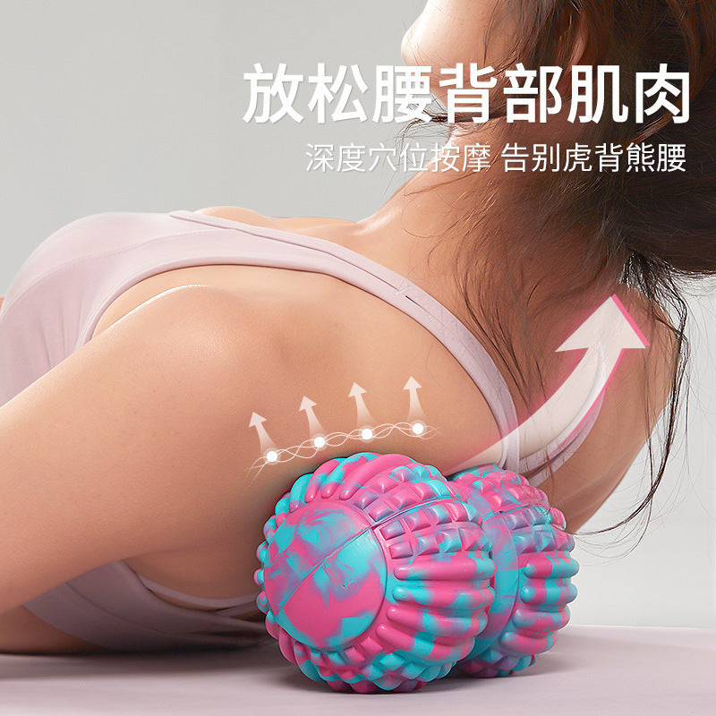 Fascia Ball Massage Ball Muscle Relaxation Peanut Ball Rolling Ball Hand Shoulder Neck Foot Massage Fitness Yoga Ball Cross-Border - image 3