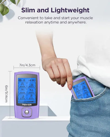 TENS Unit Muscle Stimulator, 24 Modes TENS EMS Machine For Pain Relief…