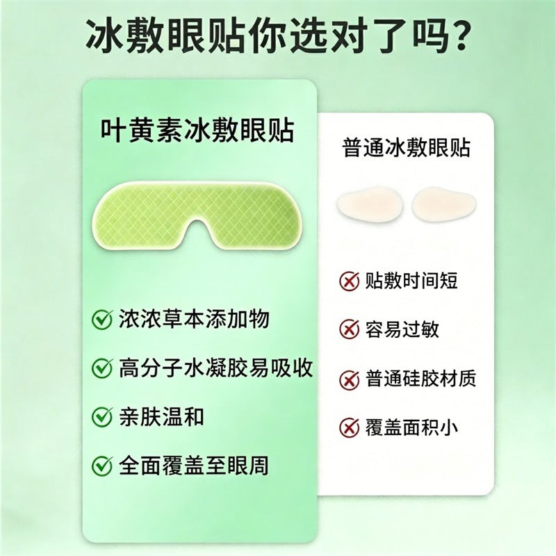 Lutein Ice Eye Patch, Cooling Disposable Eye Mask, Eye Protection, Cold Compress, Moisturizing and Caring Eye Cold Patch - image 3