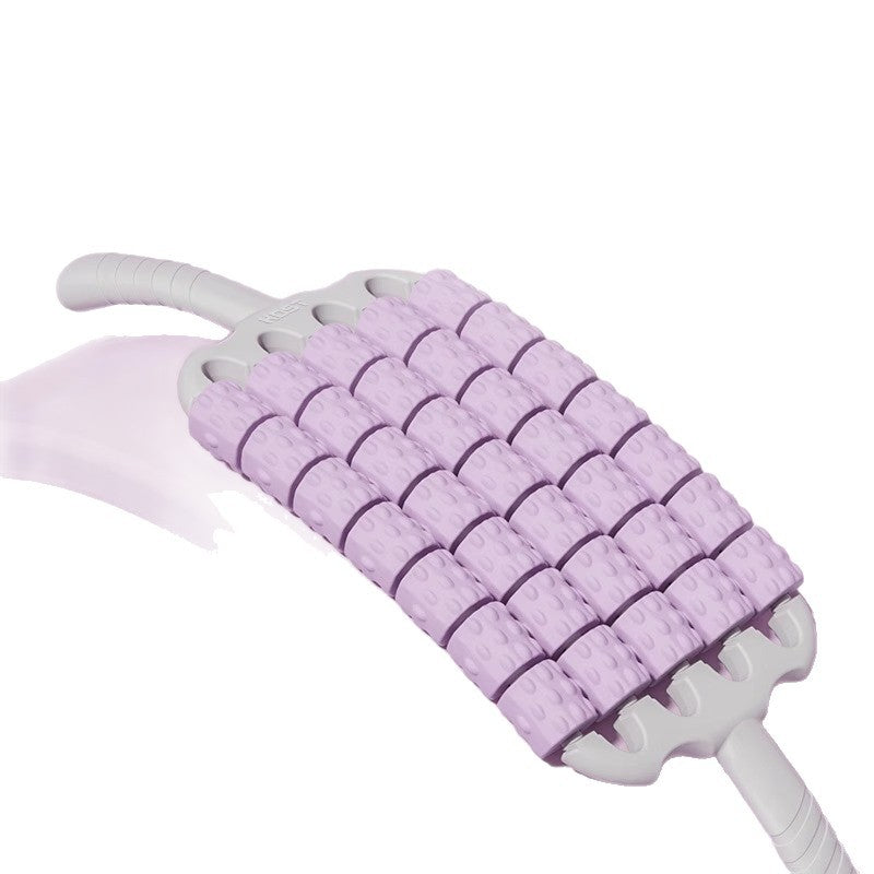 New Massage Stick with Four Rows of Rollers, Bendable Mace, Muscle Relaxation, Sensory Training, Yoga Massage and Fitness - image 5