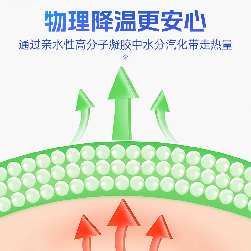 Wholesale Huoxiang Cooling Patch Summer Cold Compress Cooling Ice Patch Antipyretic Patch Student Military Training Cooling Huoxiang Summer Patch - image 4