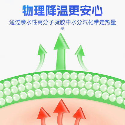 Wholesale Huoxiang Cooling Patch Summer Cold Compress Cooling Ice Patch Antipyretic Patch Student Military Training Cooling Huoxiang Summer Patch - image 4