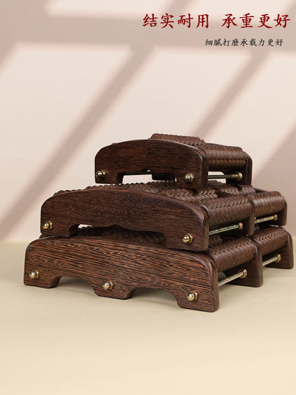 Chicken Wing Wood Foot Massage Roller Foot Massage Foot Kneading Foot Acupoint Tool Foot Massage Home Massager - image 4