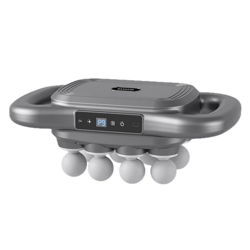Rechargeable Multi-Head Fascia Gun with Powerful Back and Waist Vibration, Twelve-Head and Sixteen-Head Massager, Cross-Border Six-Head Fascia Gun - image 5