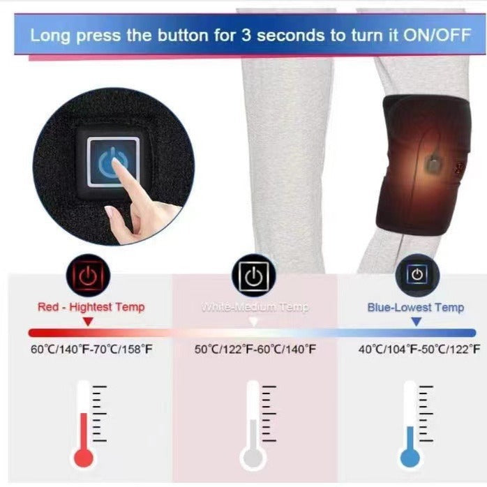 Heated Knee Support Wrap