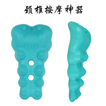 Caterpillar Foam Acupressure Reset Correction Cervical Spine Massage Traction Pillow Back Spine Physical Stretching Massage Tapping - image 2