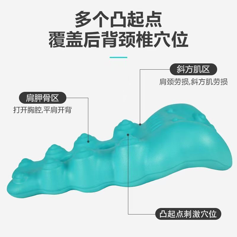 Caterpillar Foam Acupressure Reset Correction Cervical Spine Massage Traction Pillow Back Spine Physical Stretching Massage Tapping - image 3