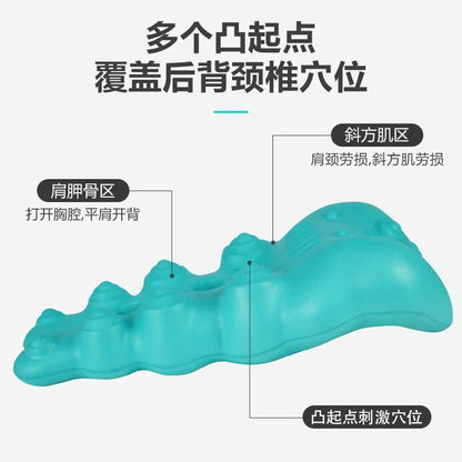 Caterpillar Foam Acupressure Reset Correction Cervical Spine Massage Traction Pillow Back Spine Physical Stretching Massage Tapping - image 3