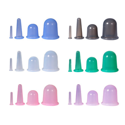 Spot Silicone Cupping Vacuum Household Scraping Moisture-Absorbing Massage Cup Meridian Health Care Knee Joint Cupping Device Package - image 5