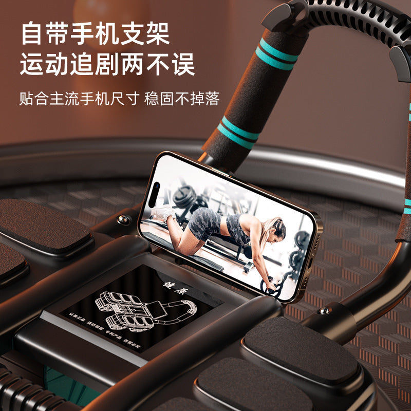 New Smart Four-Wheel Abdominal Fitness Wheel, Automatic Rebound Elbow Support Type Abdominal Muscle Training Tool, Six Elbow Support Abdominal Curling Wheel Exercise - image 4