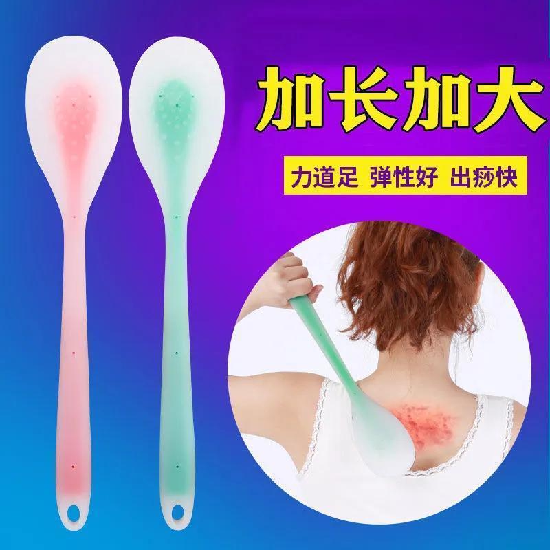 Silicone Meridian Tapping Board for Health Care, Palm Back Massager, Home Tapping Hammer, Back Massage Stick - image 2